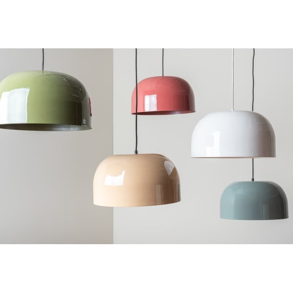 Bela viseča svetilka s kovinskim senčilom ø 40 cm Dome – Leitmotiv-image-2