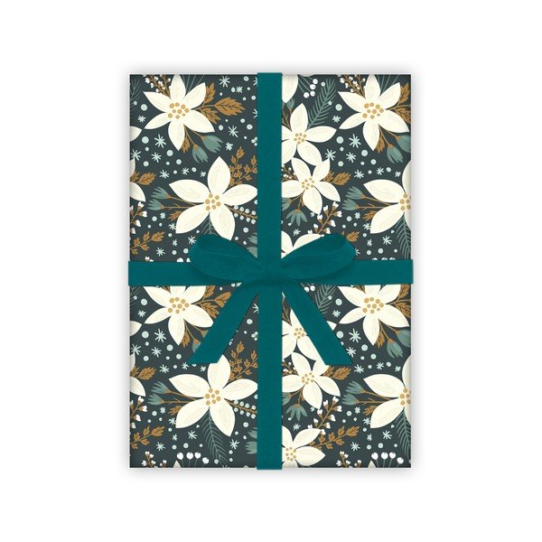 Zelen zavijalni papir eleanor stuart No. 3 Winter Floral-image-1