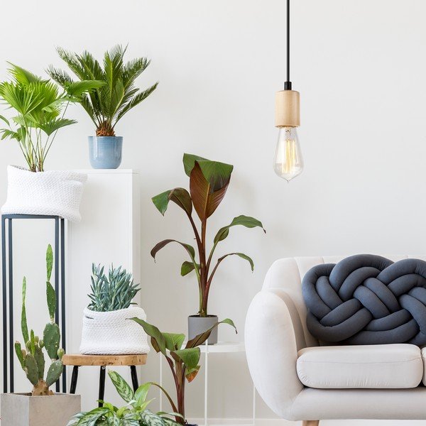 Viseča svetilka v naravni barvi Leon – LAMKUR-image-1