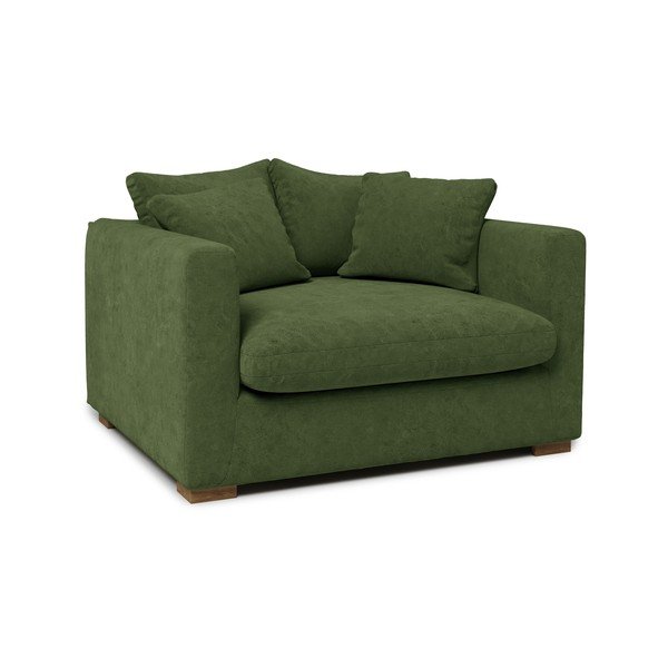 Temno zelen fotelj Comfy - Scandic-image-1