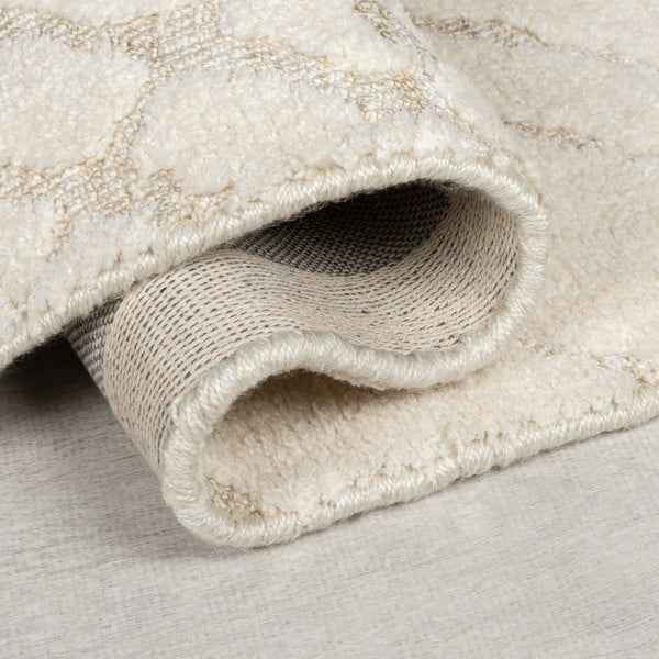 Kremno bel tekač 80x300 cm Remy – Flair Rugs-image-3