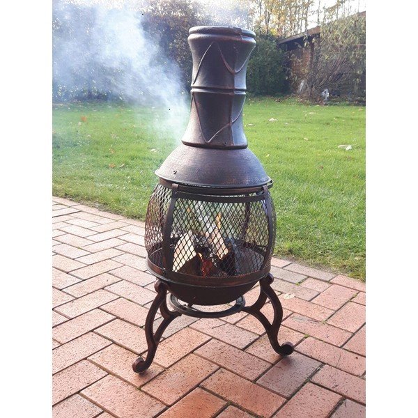 Zunanje ognjišče iz litega železa ø 50 cm – Garden Pleasure-image-1