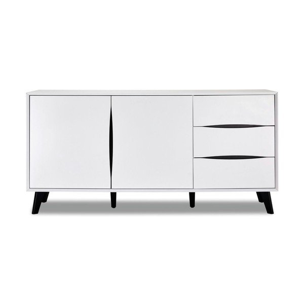 Bela nizka komoda 160x80 cm Lyon – Furnhouse