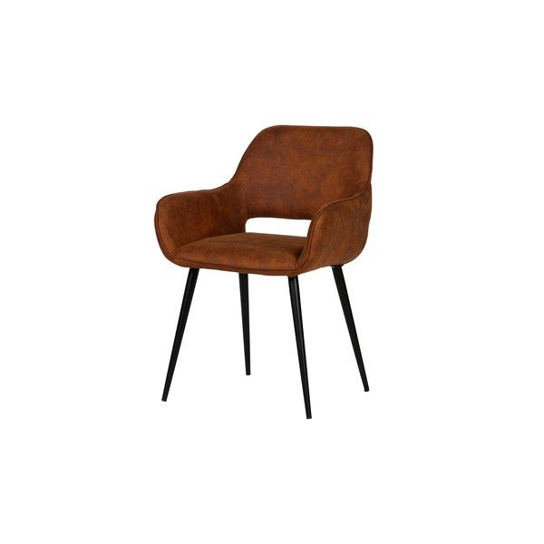 Komplet 2 rjavih stolov WOOOD Jelle-image-2