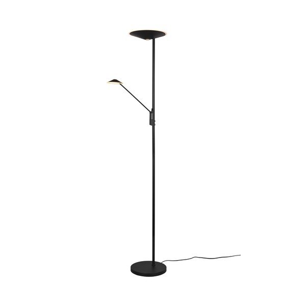Mat črna LED zatemnitvena stoječa svetilka (višina 180 cm) Brantford – Trio-image-4