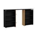 Črno vzglavje 145x80 cm Naia – Tvilum