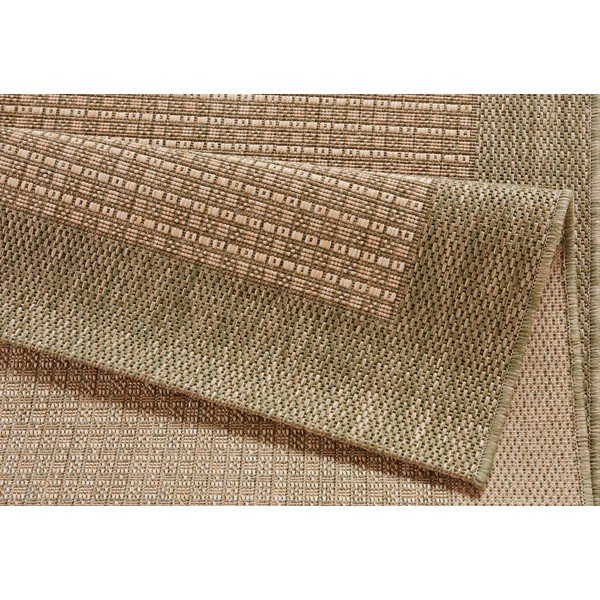 Preproga v zeleni in naravni barvi 150x80 cm Simple - Hanse Home-image-3