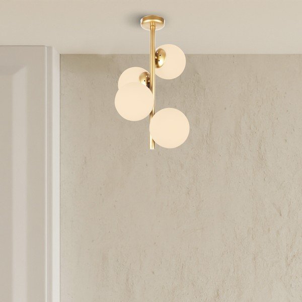 Zlata svetilka Squid Lighting Owl, višina 53 cm-image-3