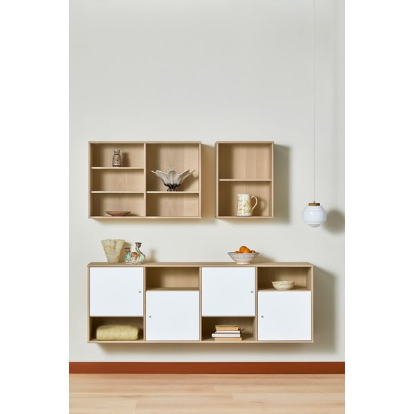 Bel TV komplet v hrastovem dekorju 176x61 cm Mistral – Hammel Furniture-image-1