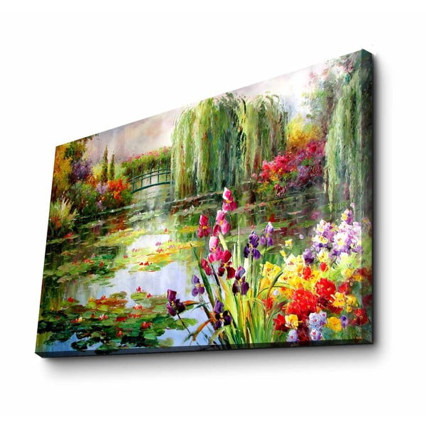Reprodukcija na platnu Impressionist Garden, 70 x 45 cm-image-2