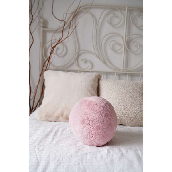 Okrasna blazina iz mikropliša ø 25 cm Top – Mioli Decor-image-2