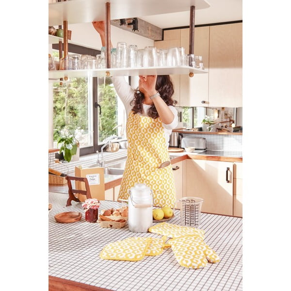 Bombažne kuhinjske rokavice v kompletu 2 ks Geo – Tiseco Home Studio-image-1