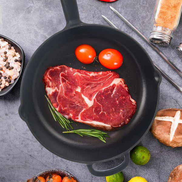 Litoželezna ponev ø 24 cm LITINA SMALT – Orion-image-1