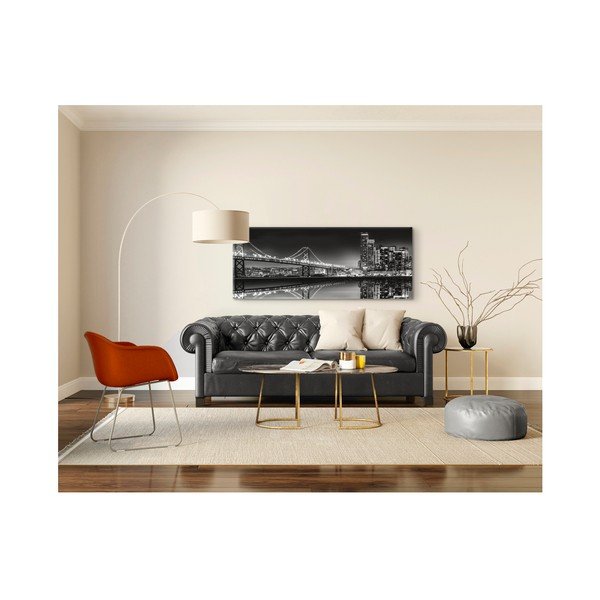 Slika Styler Platno Silver Bridge, 60 x 150 cm-image-2