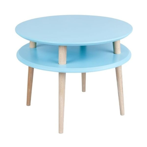 Kavna mizica UFO 45x57 cm, modra