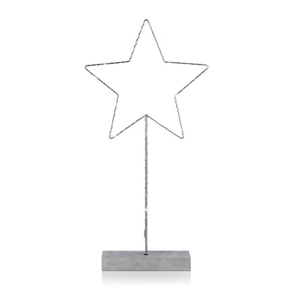 Markslöjd Malin Star LED talna svetilka, višina 51 cm