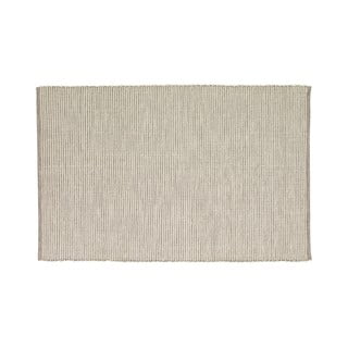 Svetlo siva obojestranska ročno tkana preproga iz mešanice volne 200x300 cm Poppy – Hübsch