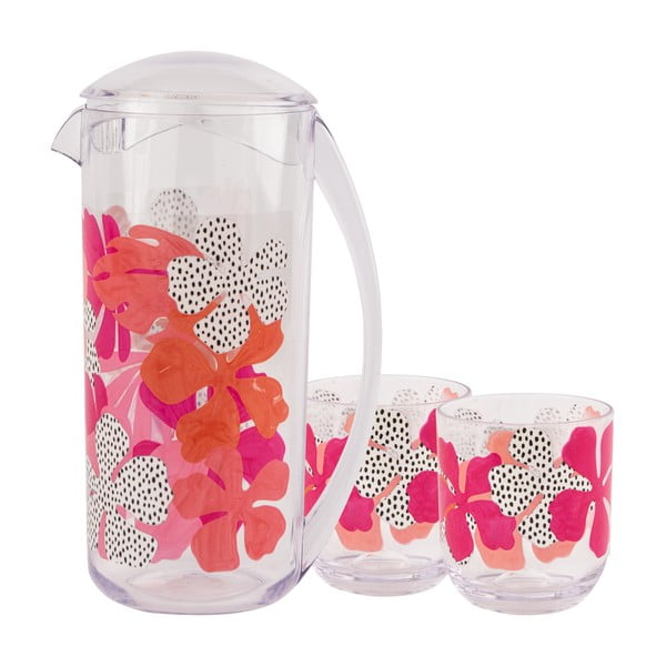 Rožnato-oranžen vrč za piknik Navigate, 2 l-image-1