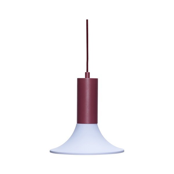 Bordo rdeča/svetlo modra kovinska zatemnitvena viseča svetilka ø 25 cm Luminary – Hübsch