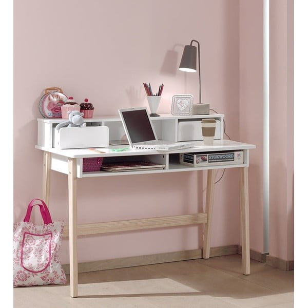 Bela otroška pisalna miza Vipack Kiddy-image-1