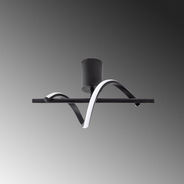 Črna LED stropna svetilka 7x41 cm Likma – Opviq lights-image-1