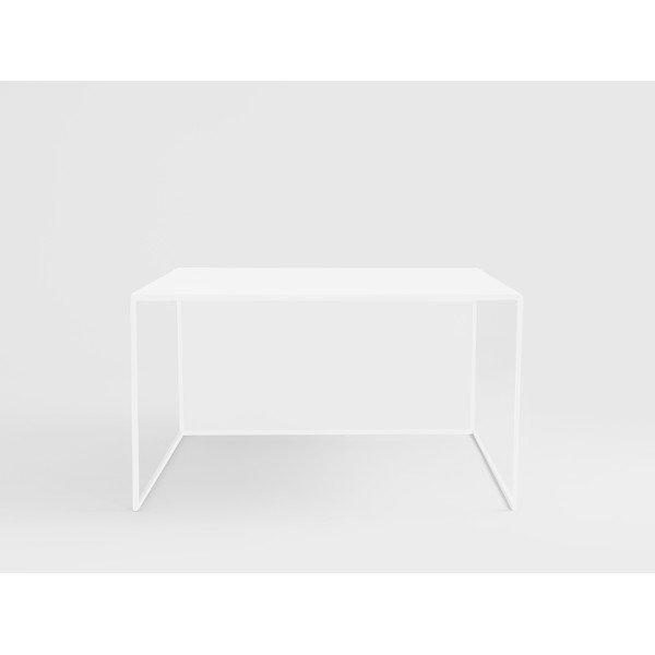 Bela kovinska mizica 80x80 cm 2Wall – CustomForm-image-1