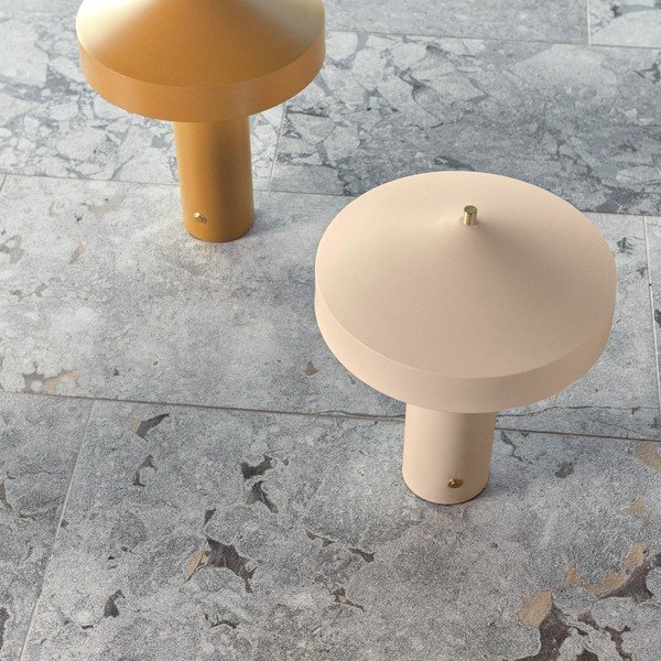 Sivorjava kovinska namizna svetilka (višina 41 cm) Hatto – OYOY Living Design-image-2