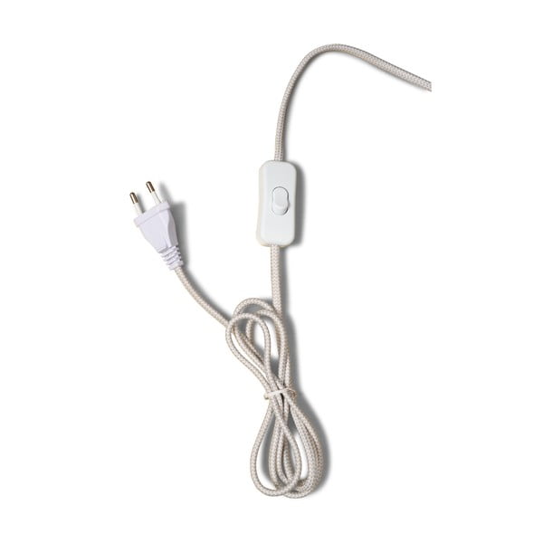 Bela namizna svetilka s tekstilnim senčnikom (višina 75 cm) Reykjavik – it's about RoMi-image-3