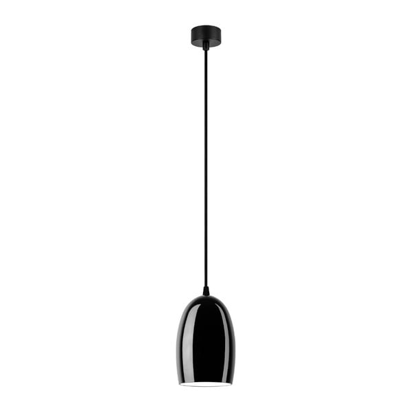 Črna viseča svetilka Sotto Luce Ume S Glossy, ⌀ 14 cm