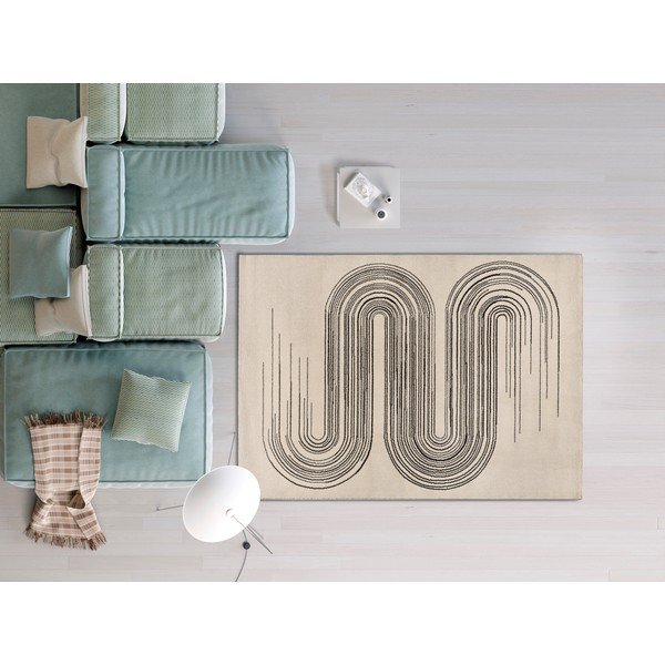 Kremno bela preproga 140x200 cm Garden – Universal-image-2