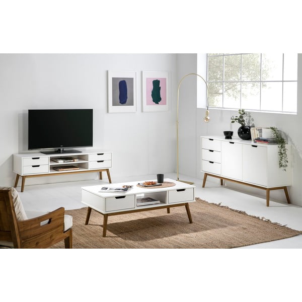 Bela kavna mizica iz masivnega bora Marckeric Baku-image-1