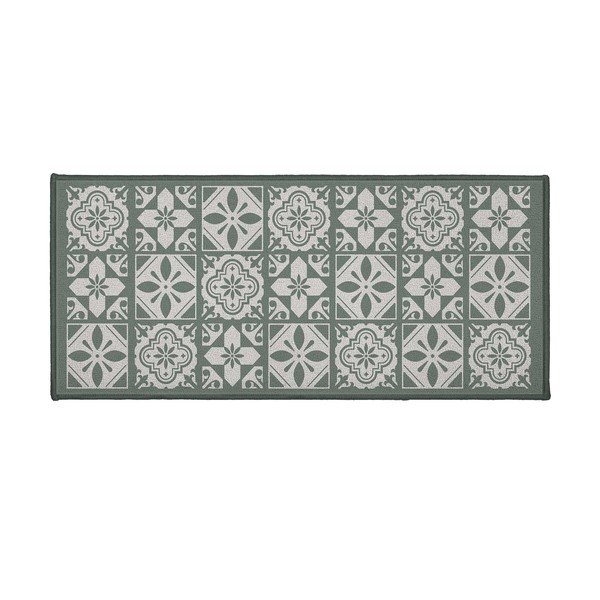 Zelena tekstilna kopalniška preproga 50x120 cm Constantine – douceur d'intérieur