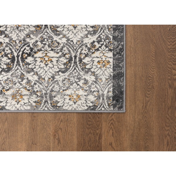 Temno sivo-slonokoščen tekač 67x200 cm Soft Viskan – FD-image-4