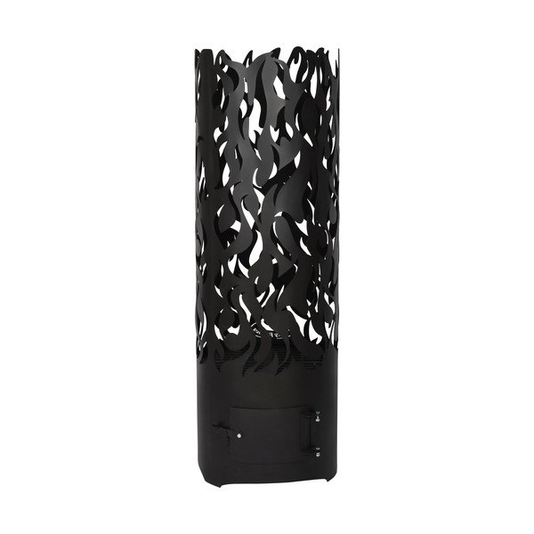 Okrogel kamin izrezljan v obliki plamena Esschert Design-image-2