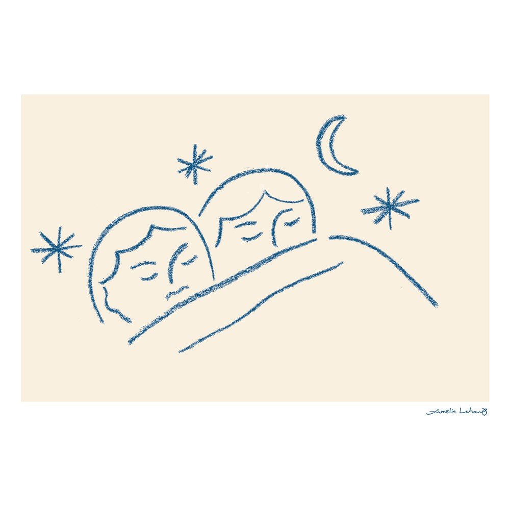 Plakat 40x30 cm Slumber – Amélie Lehoux