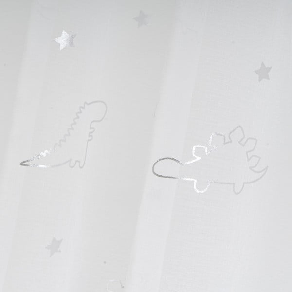 Srebrno-bela prosojna zavesa 140x260 cm Dinos – Casa Selección-image-4