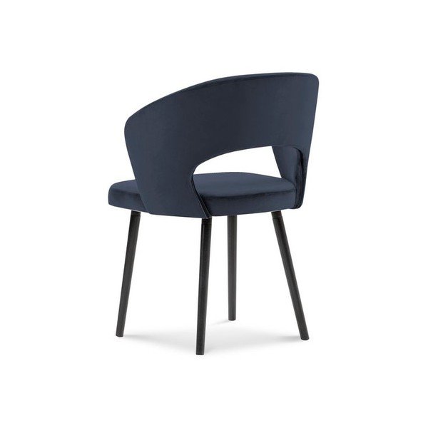 Temno modri jedilni stol z žametnim oblazinjenjem Windsor & Co Sofas Elpis-image-2