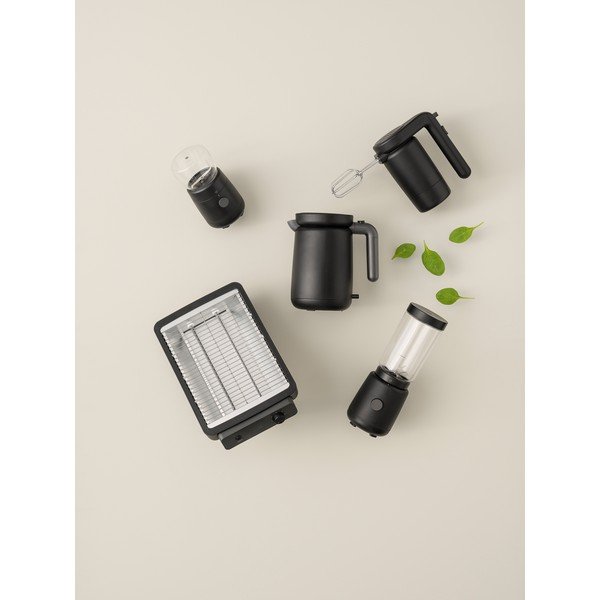 Črn plastičen grelnik vode 1 l Foodie – RIG-TIG-image-4