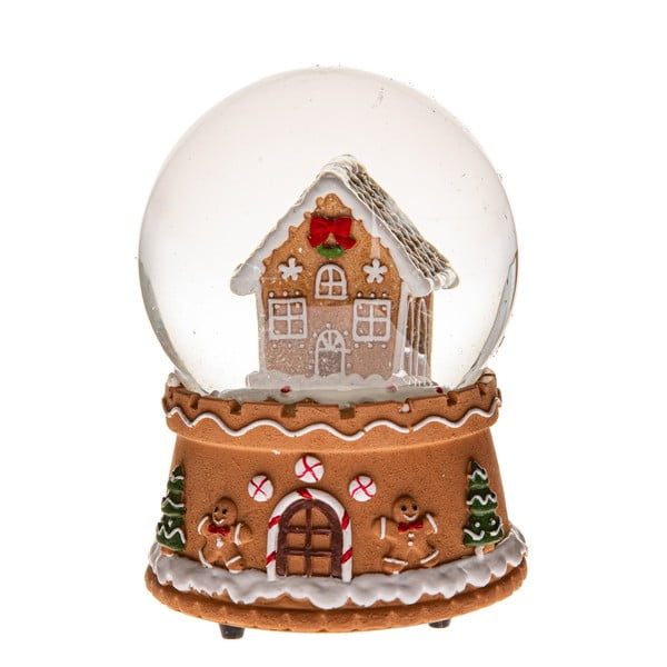 Glasbena igrača iz poliresina (višina 14,5 cm) Snowy House – Dakls