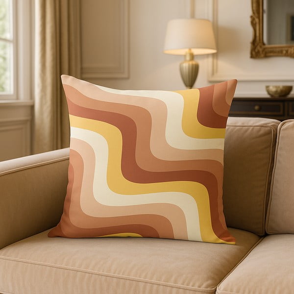Prevleka za blazino 43x43 cm Creamy Strawberry Swirl – Mila Home-image-3
