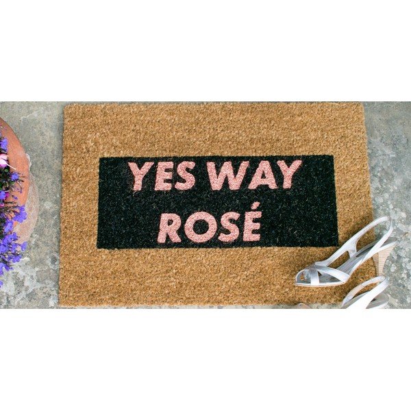 Rogoznica iz naravnega kokosovega vlakna Artsy Doormats Glitter Yes, 40 x 60 cm-image-1