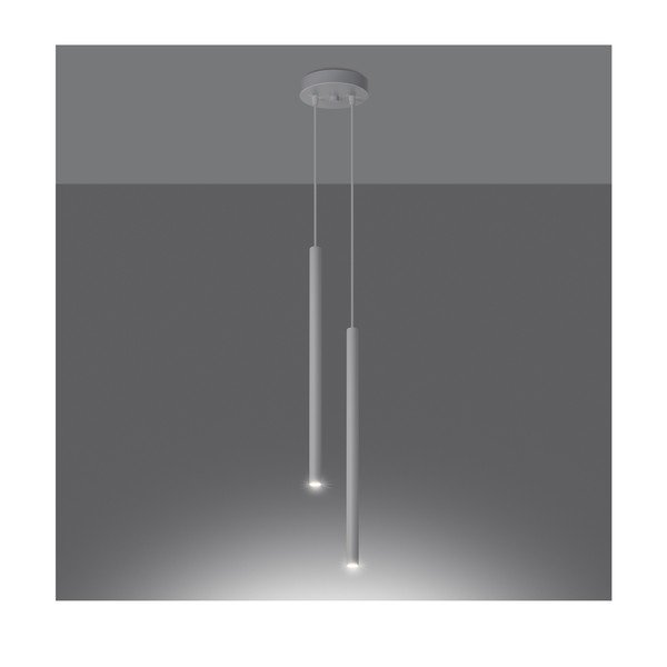 Bela kovinska viseča svetilka ø 15 cm Fideus – Sollux-image-4