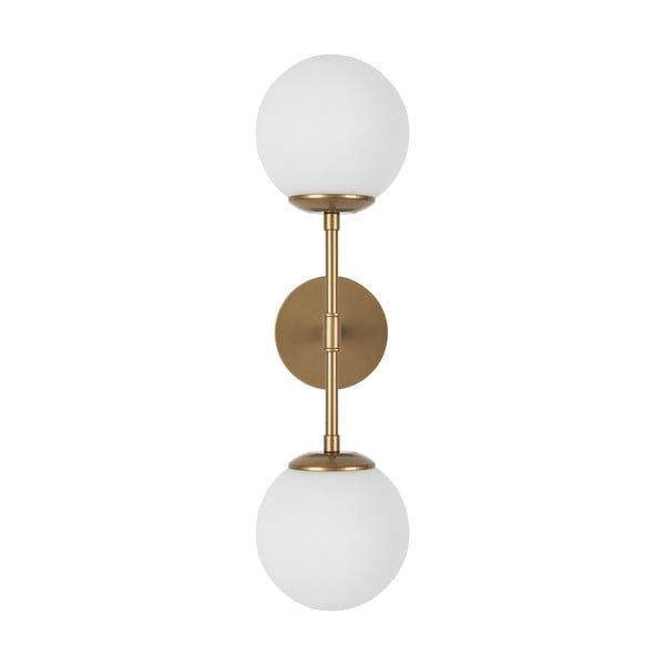 Stenska svetilka v zlati barvi Squid Lighting Kruva, dolžina 58 cm-image-3