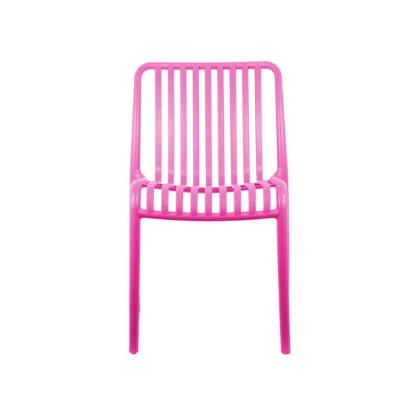 Rožnat plastičen jedilni stol Glee – Leitmotiv-image-2