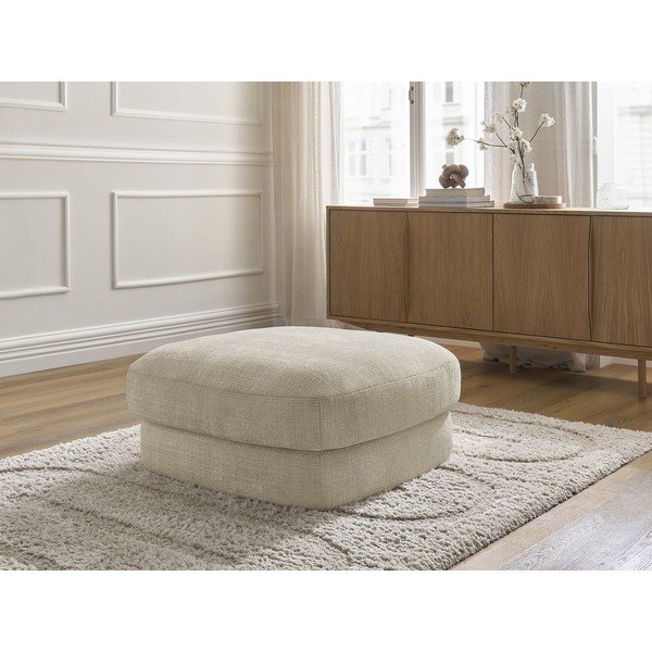 Bež tabure iz šenilje Leonore – Bobochic Paris-image-1