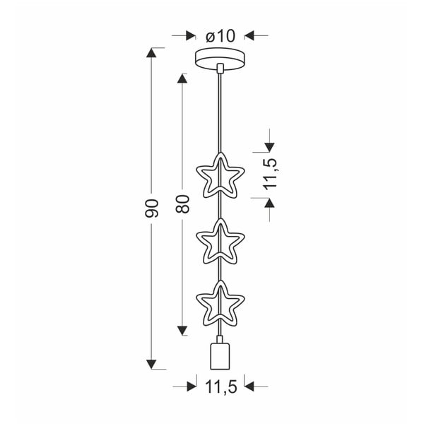 Otroška svetilka s kovinskim senčnikom Single – Candellux Lighting-image-2