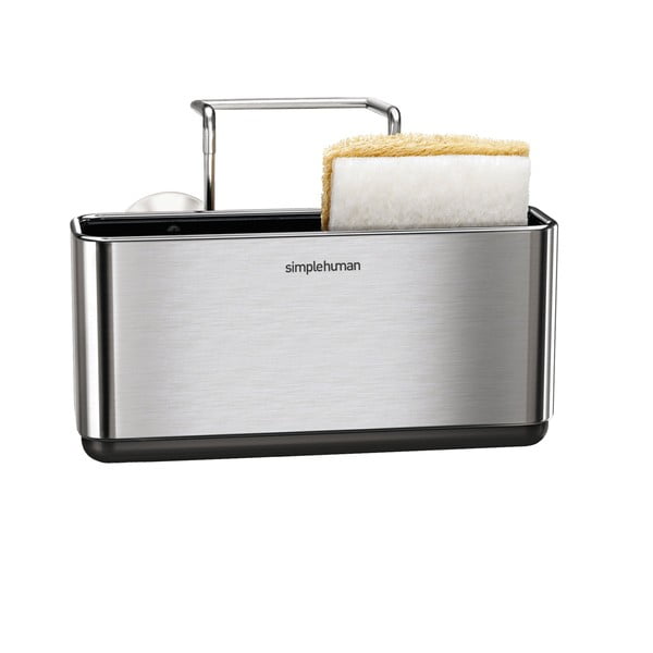 Samonosilni kovinski nosilec za gobice Slim - simplehuman-image-4