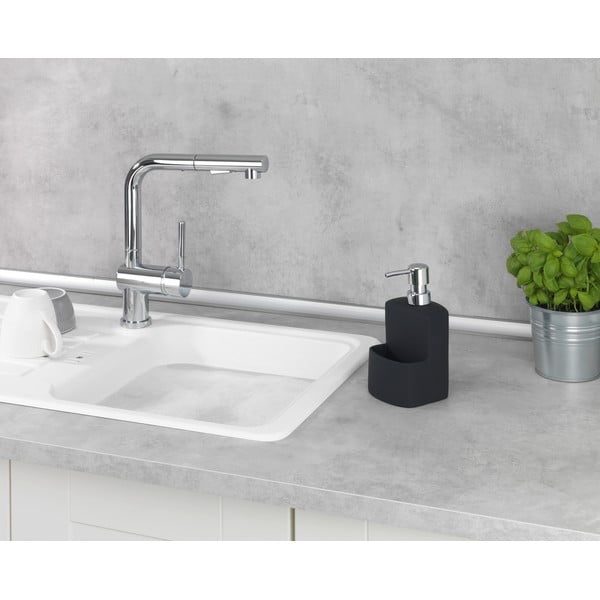 Črni dozirnik za tekoče milo Wenko Festival-image-3