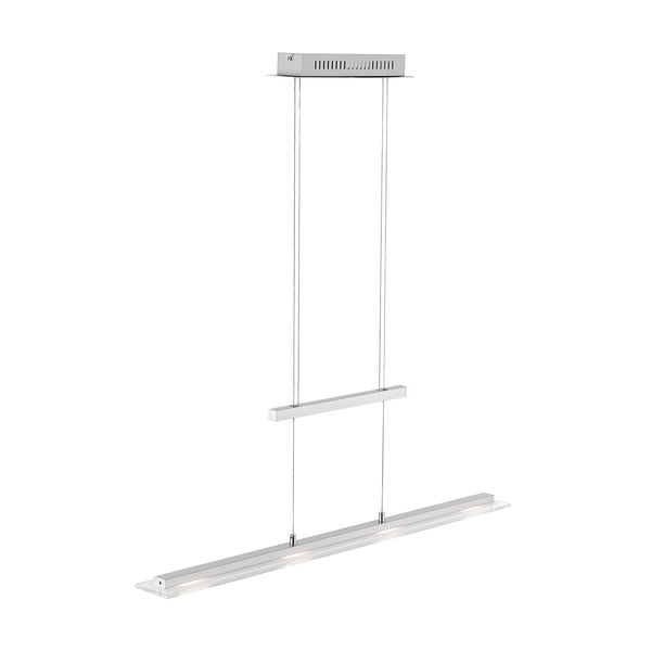 Kovinska LED zatemnitvena viseča svetilka v srebrni barvi Tenso – Fischer & Honsel