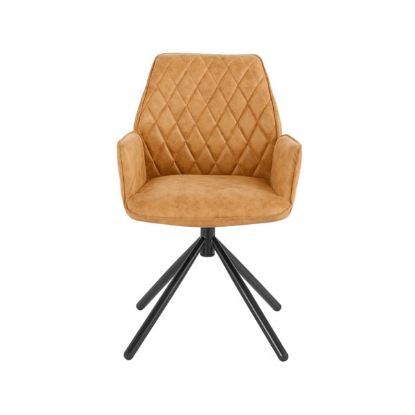 Rumeni oblazinjeni jedilni stoli v kompletu 2 ks Preston – Støraa-image-1